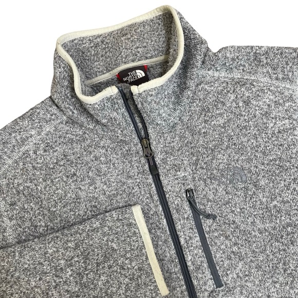 The North Face Men's Leo Gordon Lyon Full Zip Fleece Jacket Mid Grey Large - Picture 1 of 12